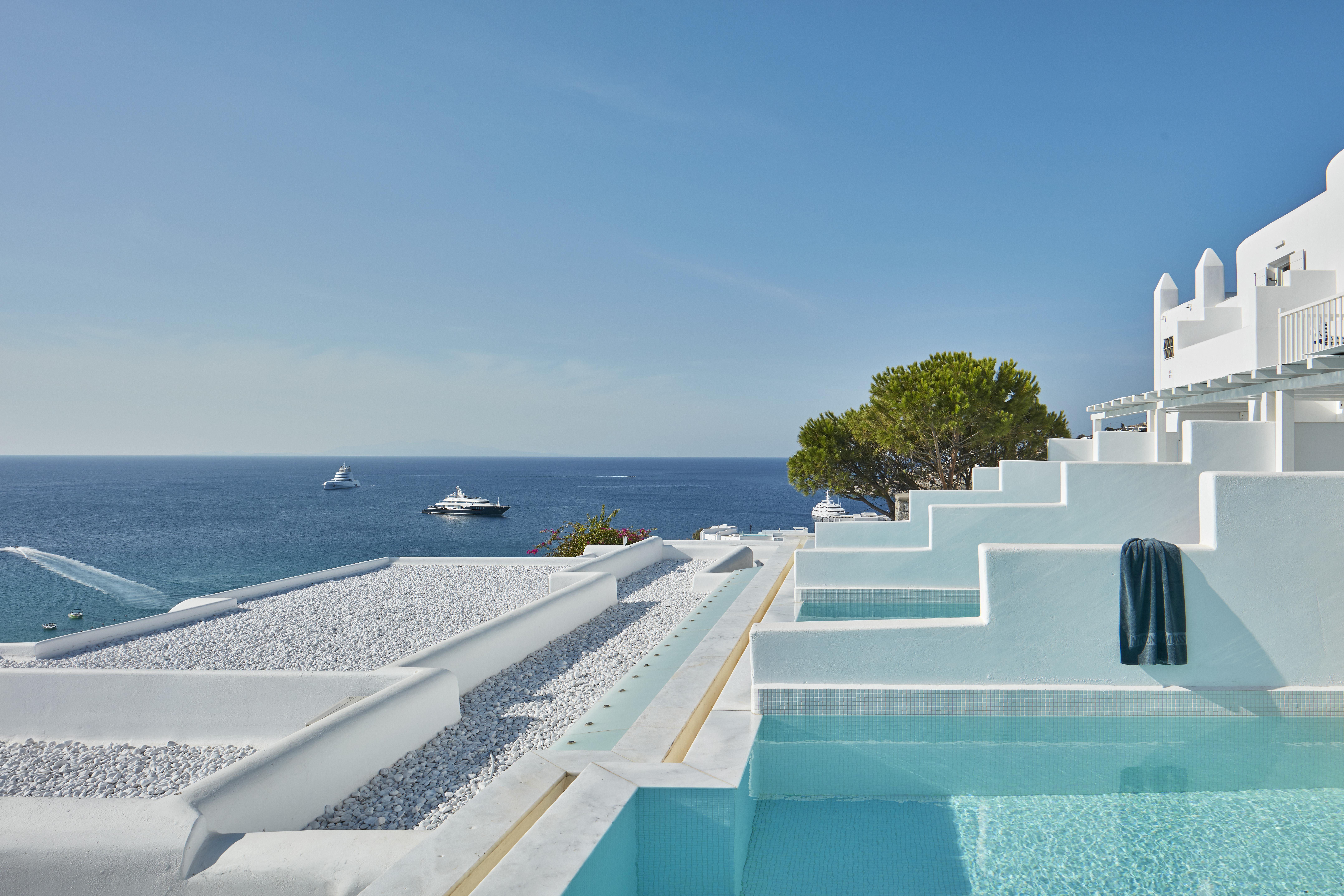 Myconian Ambassador Relais&Chateaux Platys Gialos  Bagian luar foto