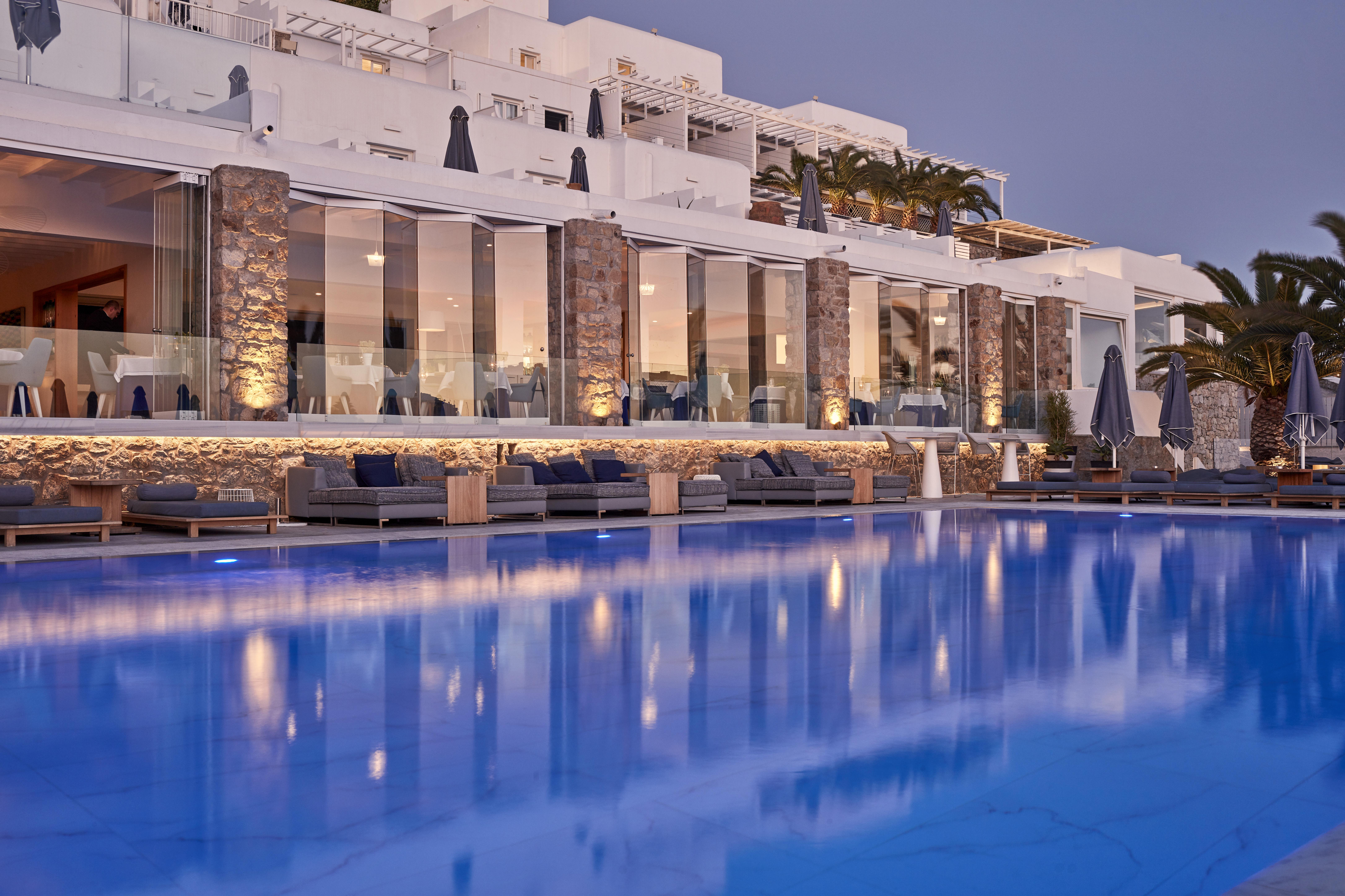 Myconian Ambassador Relais&Chateaux Platys Gialos  Bagian luar foto